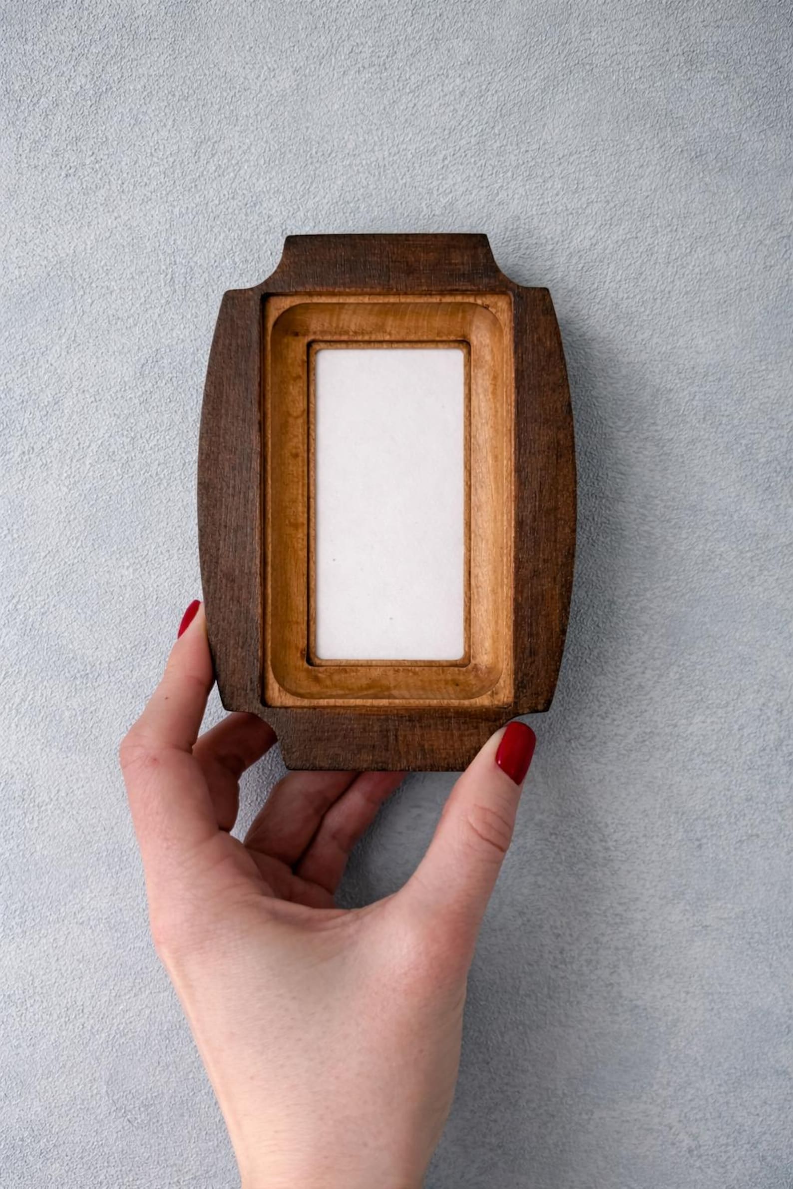 Unique Rectangular Wooden Photo Frame, Wall Decor - Etsy