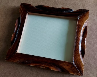 Frame Wood photo frame Custom frame, Frames for photos, Rustic frame 4 x 6  picture frames black picture frames