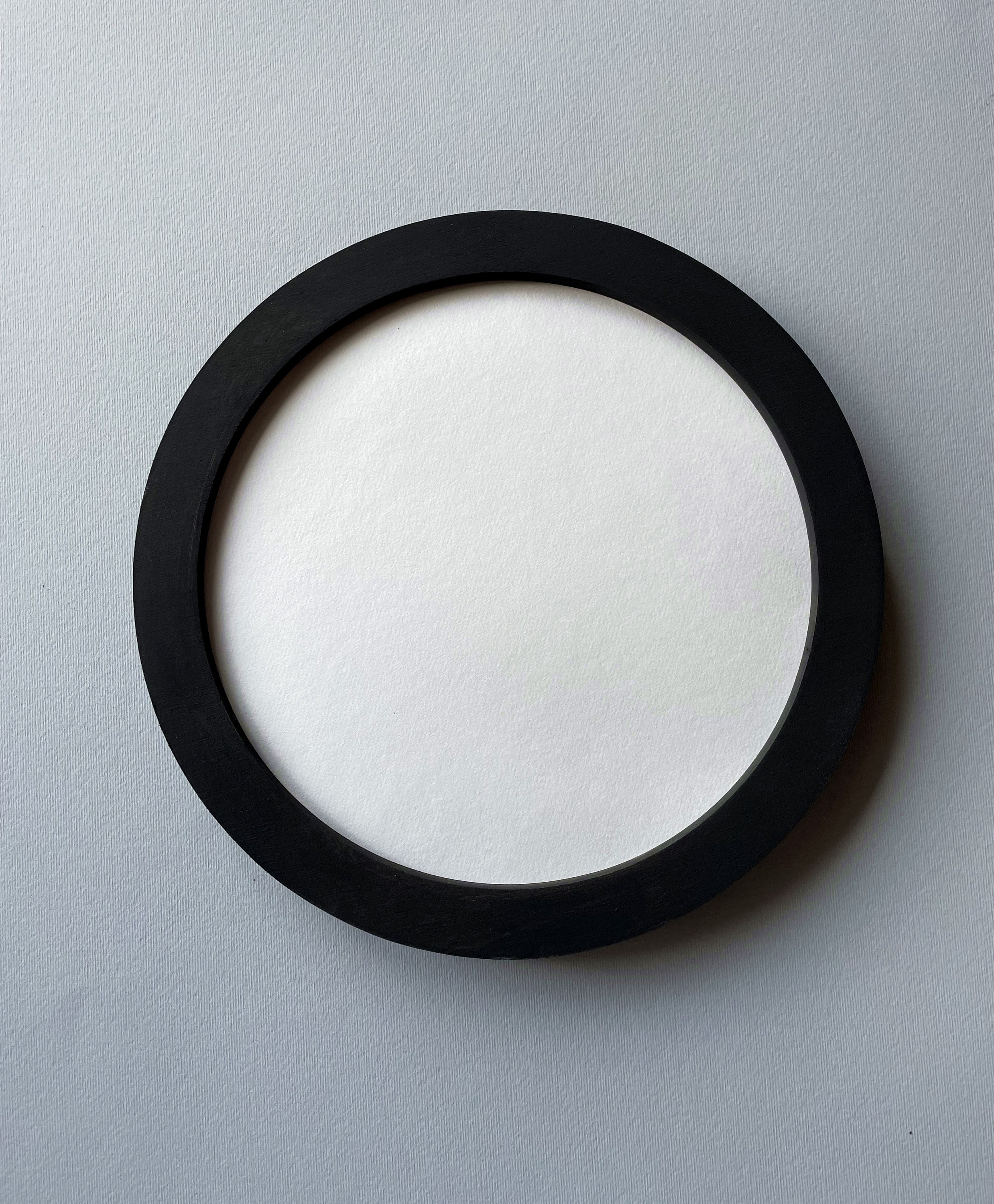 Black Rounded Frame Classic Black Round Frame, Embroidery Hoop Frame, Circle Picture Frame ...