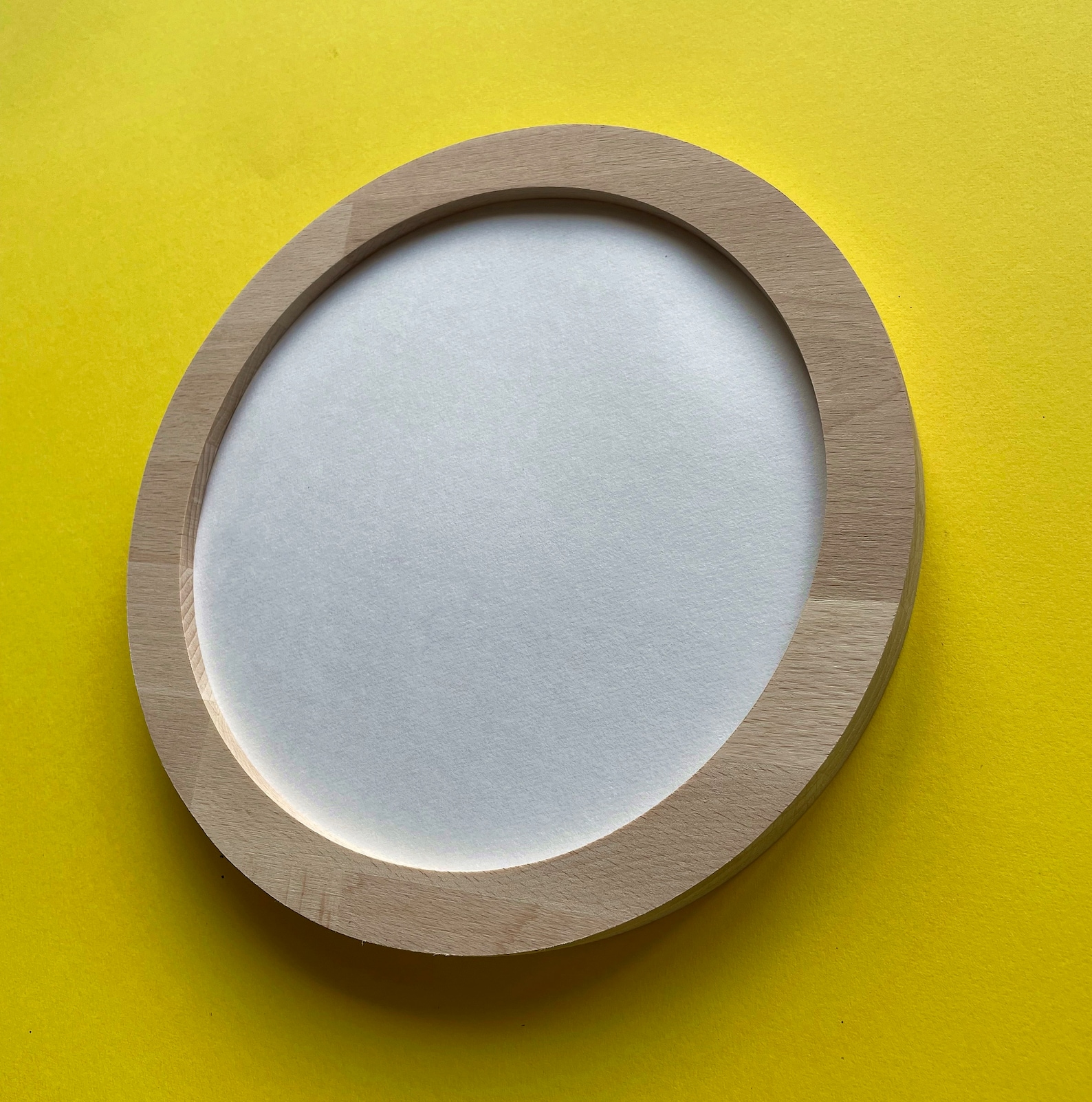 Natural Classic Round Wooden Frame, Round Photo Frame, Round Picture ...