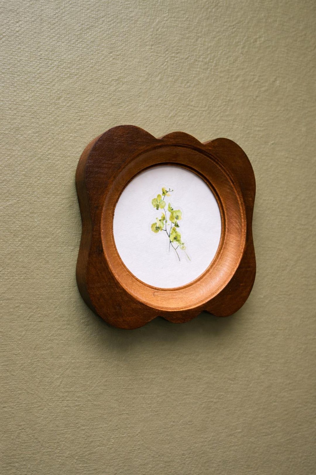 Rustic Frame Round Brown Round Rustic Photo Frame for Wall Mounting, All Sizes, Original ...