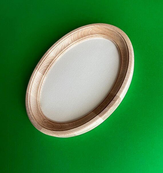 【toowood】Oval Photo Frame Oval Photo Frame Oval Wood Frame Wooden Oval Frame Oval Picture