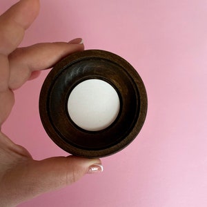 1,5 х 1,5 Zoll mini Stickrahmen kleine Bilderrahmen Runde Wandrahmen braun Bilderrahmen Wanddeko