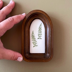 small arched frame 2 x 4 inch Miniature wood frame,small Arch frame,brown arched frame,wooden photo frame,