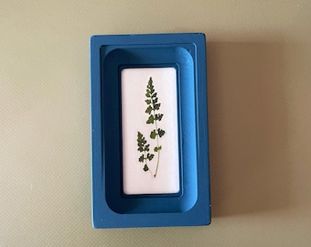 berlin blue wooden rectangular photo frame,frame on the wall