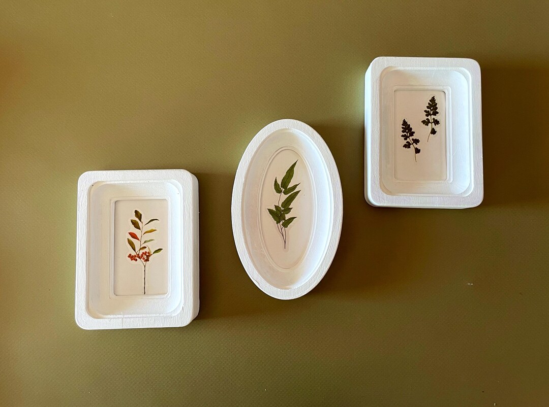 White Miniature Frames Set 2 X 4 Oval Rectangle 2 X 4 Arch 2 X 4 Small ...