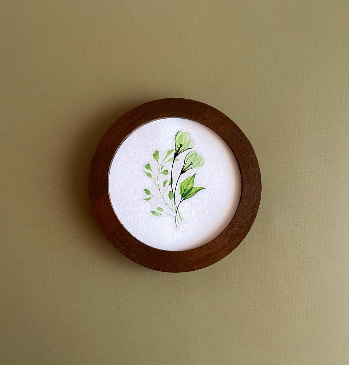 Round Picture Frame Round Wooden Frame, Round Photo Frame Small Big ...
