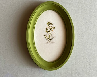 Olive oval frame wooden photo oval frame Size 3 х 5 4 x 6 5 x 7 6 x 8 8 x 10 inches
