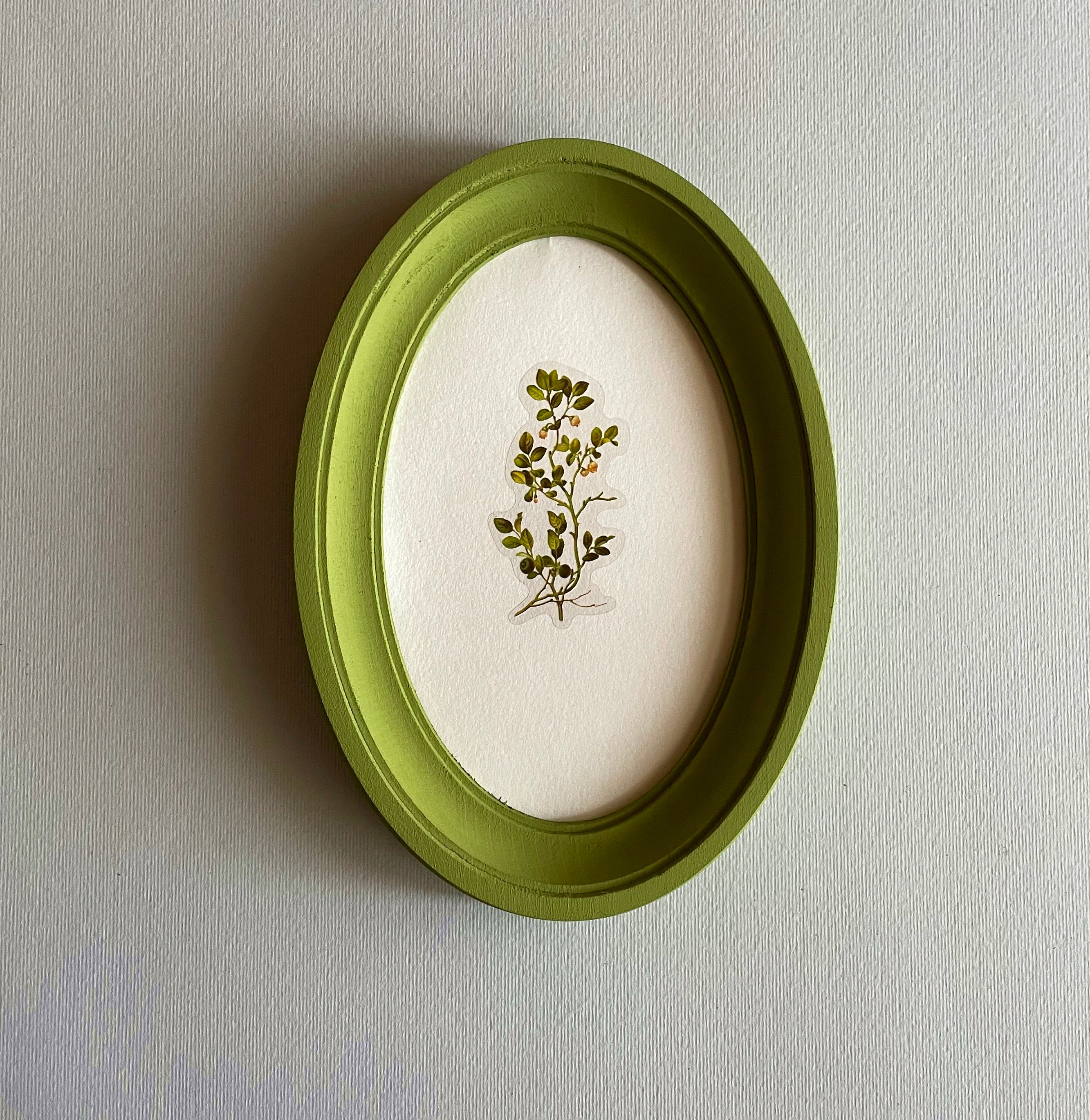 Olive oval frame wooden photo oval frame Size 3 х 5 4 x 6 5 x 7 6 x 8 8 x 10 inches