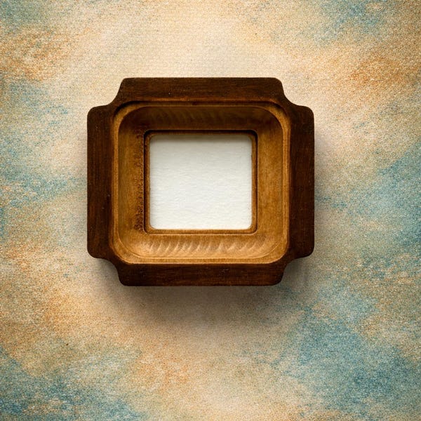 Wooden square photo frame for the wall, all sizes Wall decor