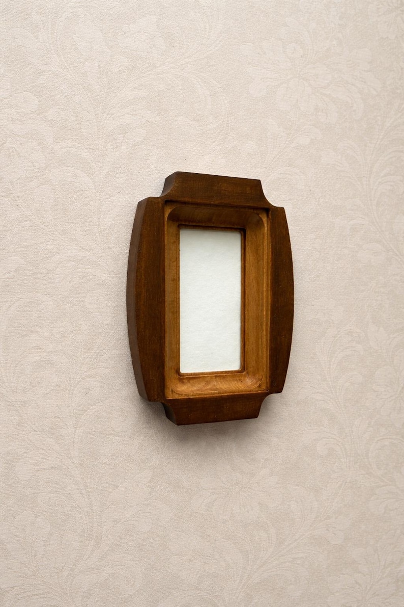 Regtangle Frame Unique Rectangular Wooden Photo Frame, Wall Decor - Etsy