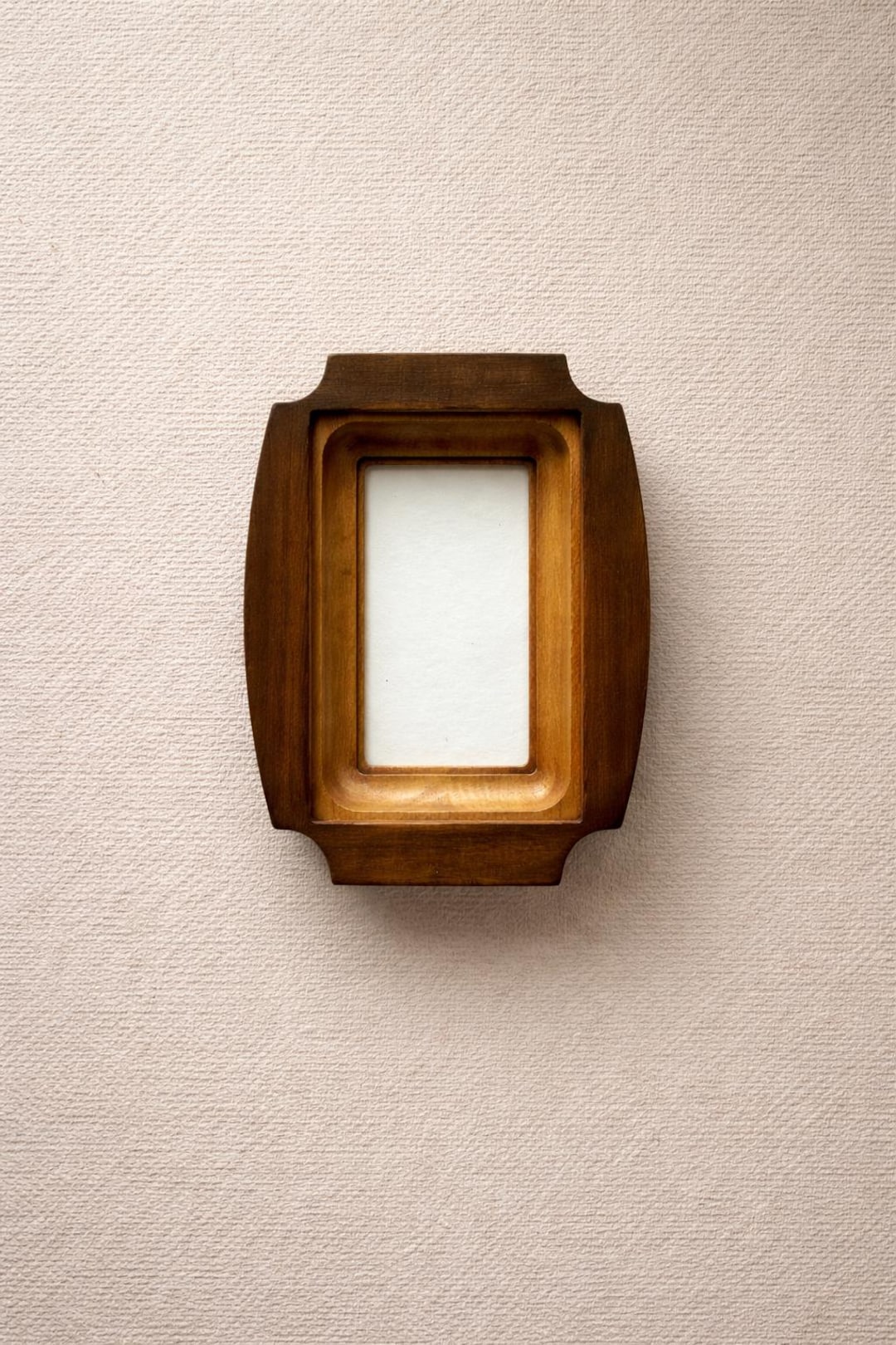 Unique rectangular wooden photo frame, wall decor