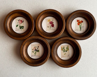 Miniature Embroidery frame Mini Frame 2x2 little round frame Small picture frame Сircular frame mini Photo frame