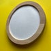 Natural Classic Round Wooden Frame, Round Photo Frame, Round Picture ...