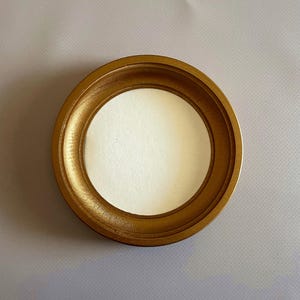 Gold round picture frame all sizes 2-16 inches