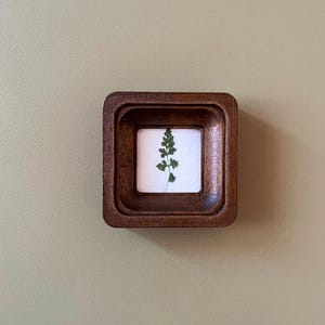 small Square Frame, wood Square Frame, brown frame, natural wood frame, Classic Photo Frame