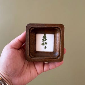 wood Square Frame, small photo frame, mini frame, Classic Photo Frame, natural wood frame, picture frames