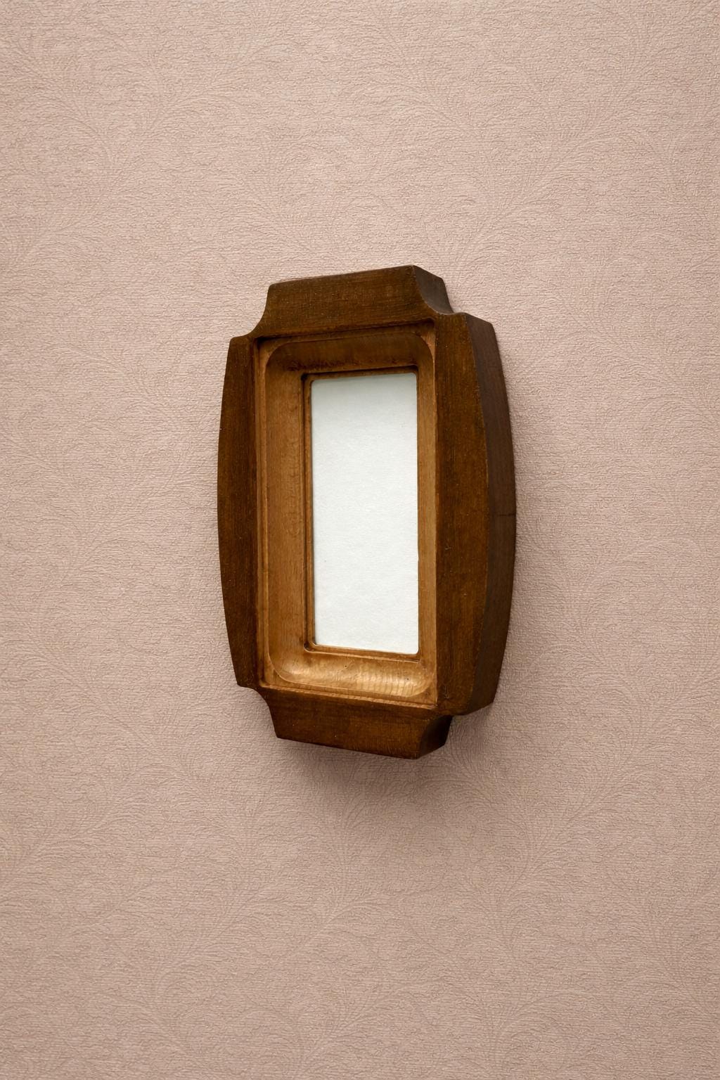 Unique Rectangular Wooden Photo Frame, Wall Decor - Etsy