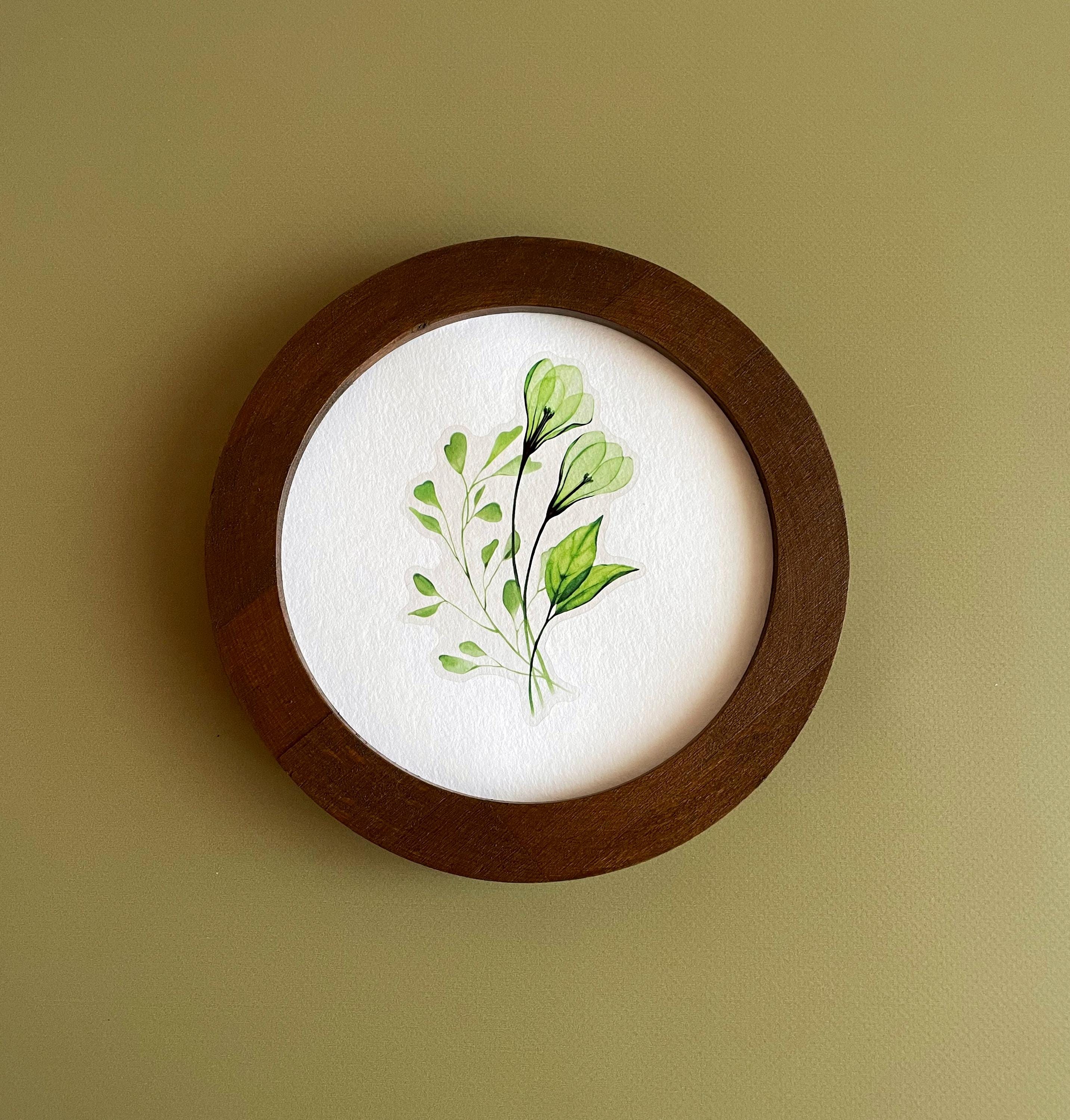 Round Picture Frame Round Wooden Frame, Round Photo Frame Small Big ...