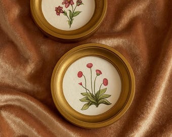 golden set of 2 round frame,christmas gift,Size 2 - 16 inches