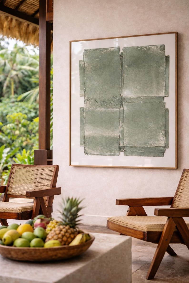 Sage Green Wall Art Printable | Wabi Sabi Abstract Print | Japandi ...