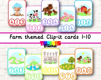 number flash cards, 1-10 clip-it cards, counting resources, number work, numeracy for toddlers, number formation, maths for kids, homeschool