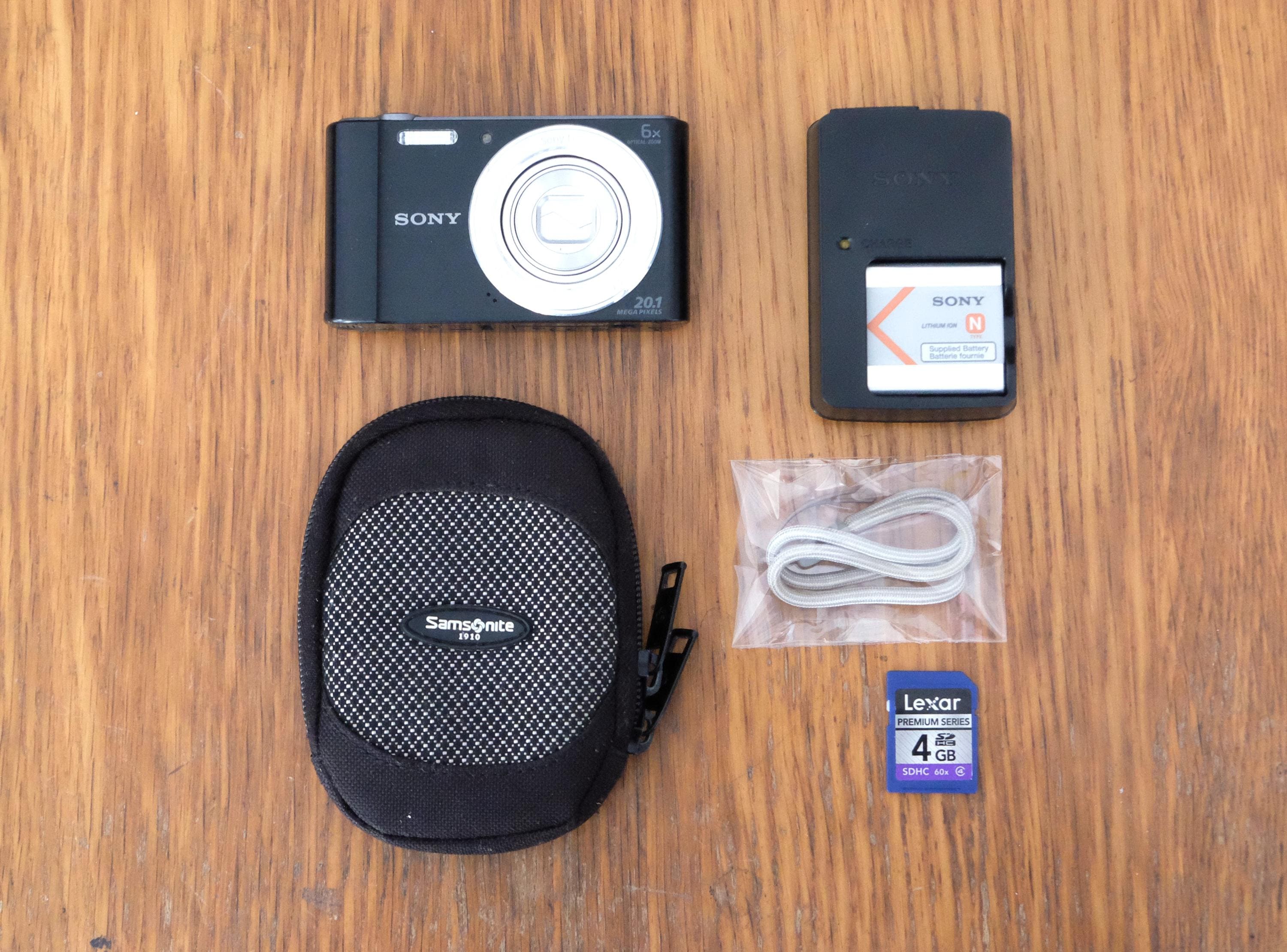 Sony Cybershot DSC-W810 20.1MP 6x Optical Zoom Compact Digital 