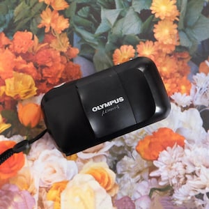 Olympus mju I Infinity Stylus Point & Shoot Compact 35mm Film Camera Black (Tested)