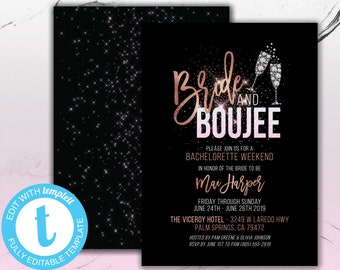 bachelorette party invitations etsy