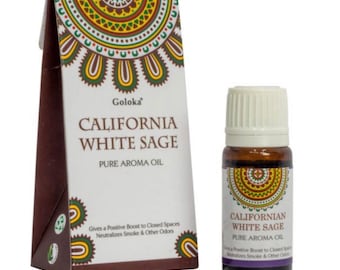 Goloka California witte salie aromaolie