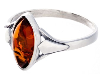Amber Ring - Marquise - Three Sizes