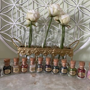 Stone Chips Bottles Assortment - Choose from 12 Crystal types!