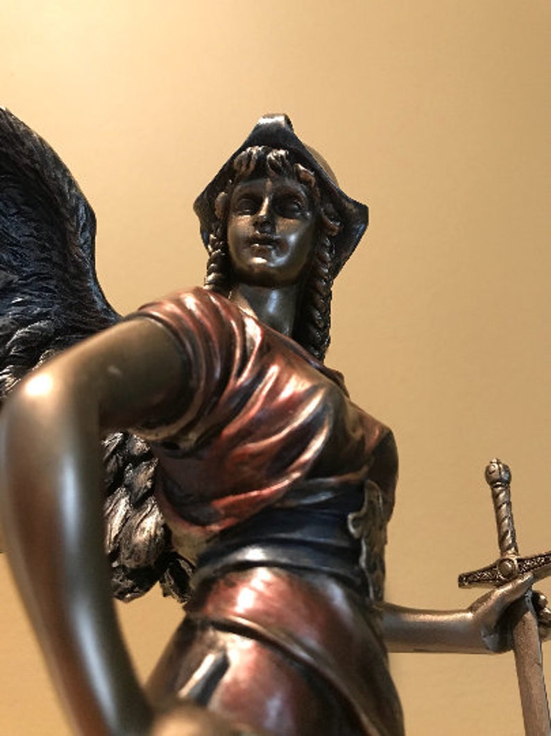 Archangel Gabriel archangel bronze statue Archangel Gabriel Etsy