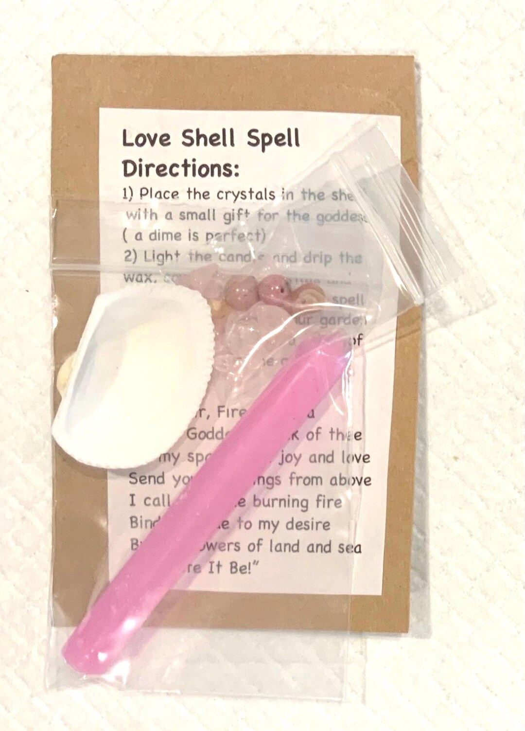 Love Shell Spell Kit - Etsy