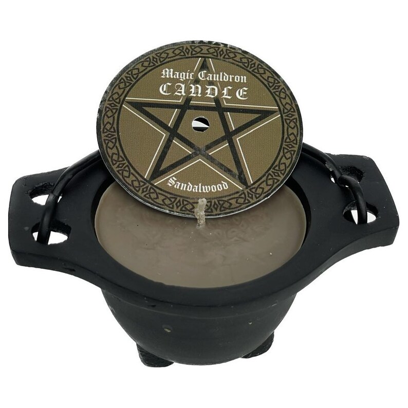 KousoulasKrystals Cauldron Candle