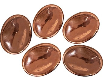 Pure copper worry stones