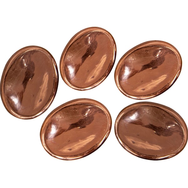 Pure copper worry stones