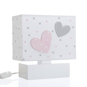pale pink bedside table
