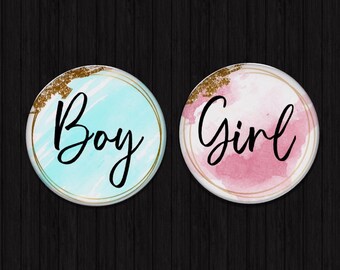 Gender Reveal Pins prince princess buttons gender reveal ideas gender reveal pin team boy team girl team pink team blue pins