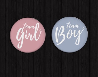 Gender Reveal Pins prince princess buttons gender reveal ideas gender reveal pin team boy team girl team pink team blue pins