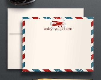 Aviation Flat Notecards: Airplane Stationery Sets | AIRMAIL