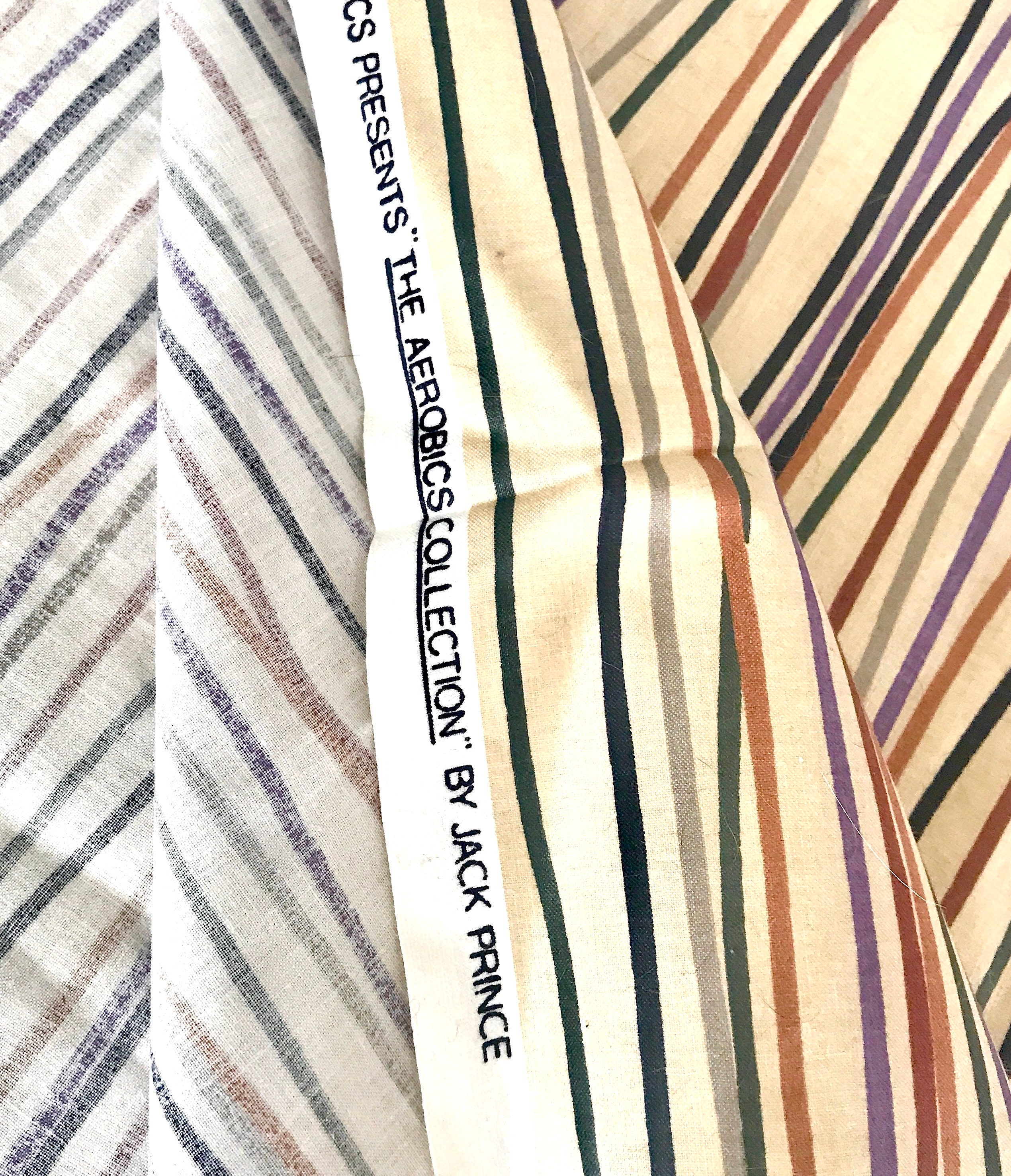 Vintage Authentic Waverly Screen Print Fabric by Jack Prince