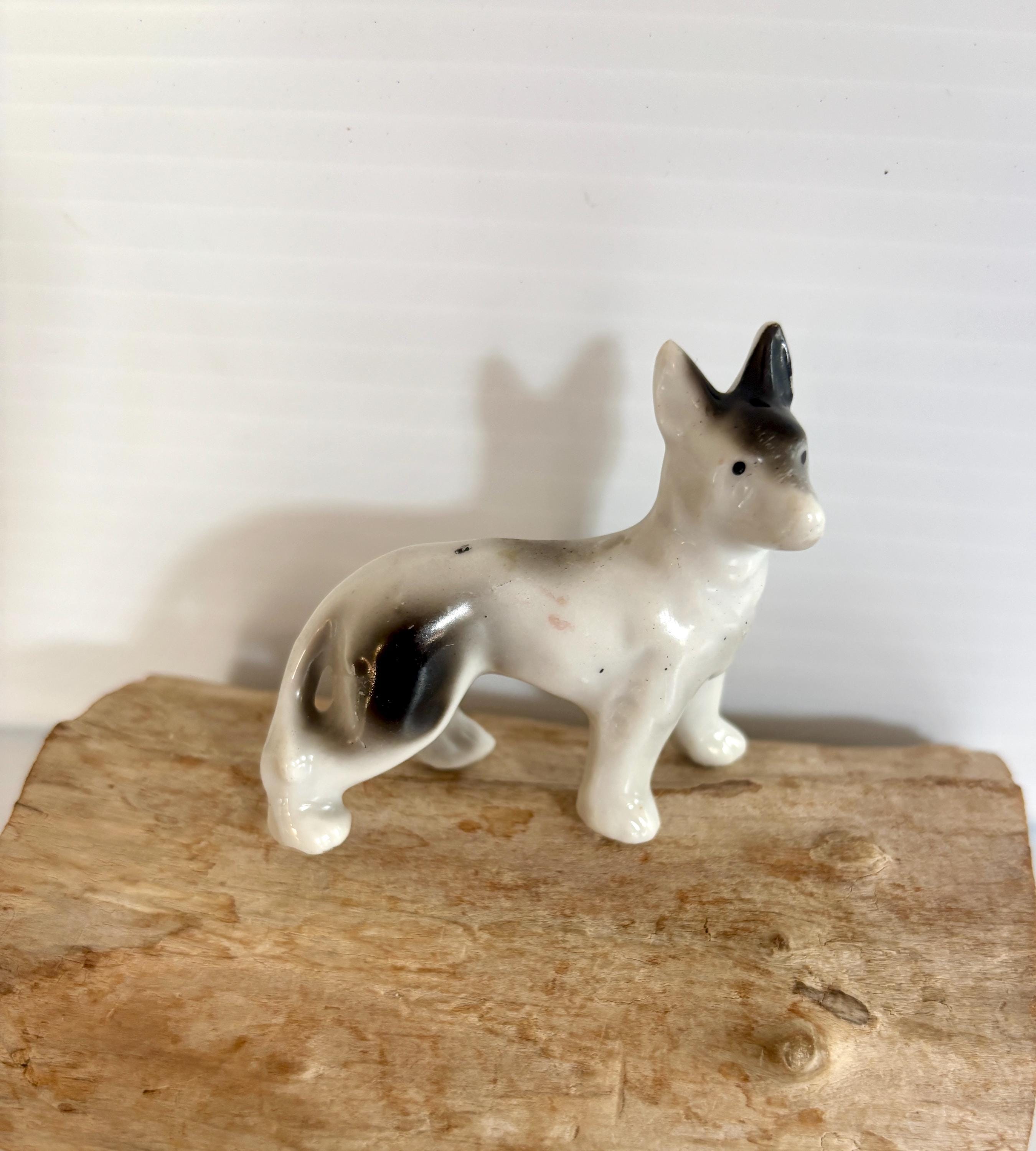 Vintage Miniature Porcelain Dogs - Set of 3 - Japan - Bone China