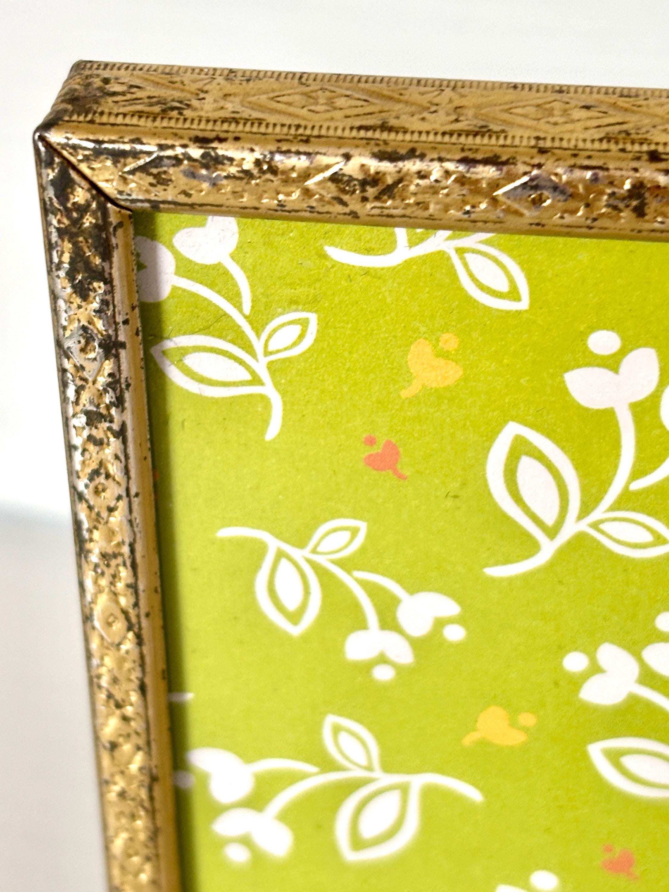 Vintage Shabby Gold Metal Ornate Frame With - 5in X 7in - NEW GLASS - Etsy