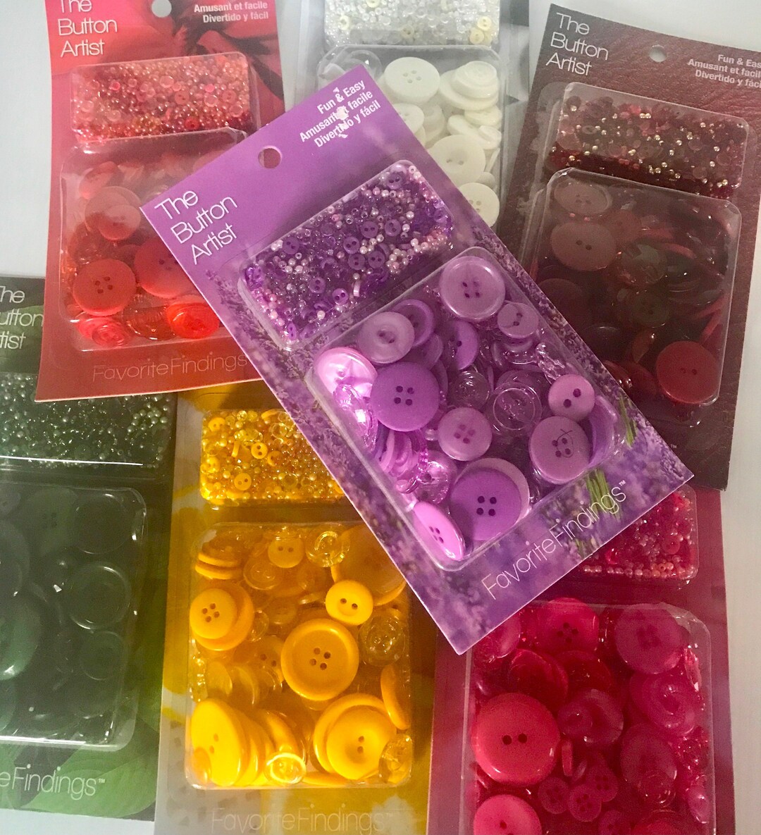 The Button Artist, Favorite Findings, Lot of Buttons and Beads