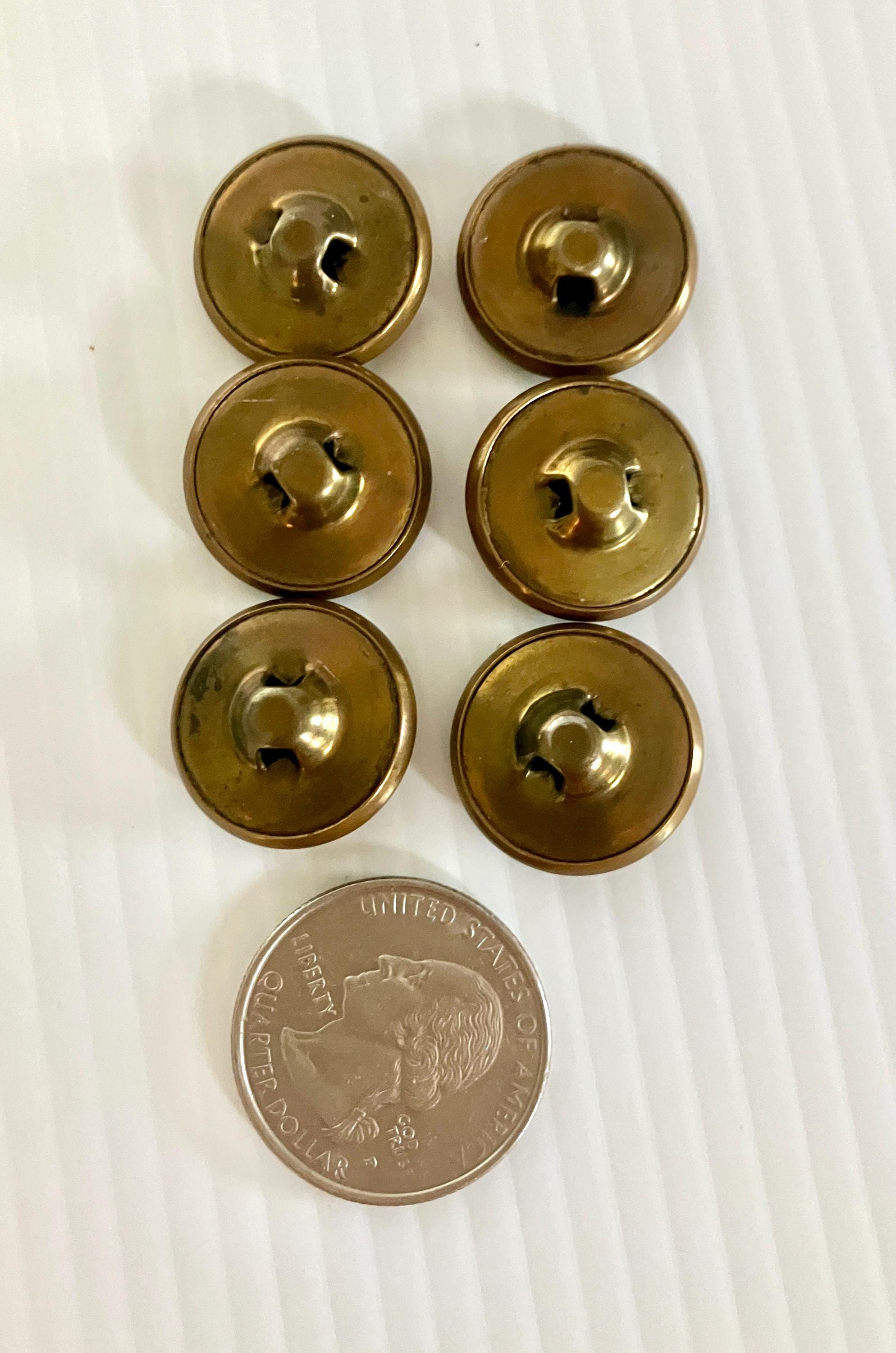 日本人気超絶の Metal Anchor Eagle 6) X (set Vintage Buttons Stars - ウェア