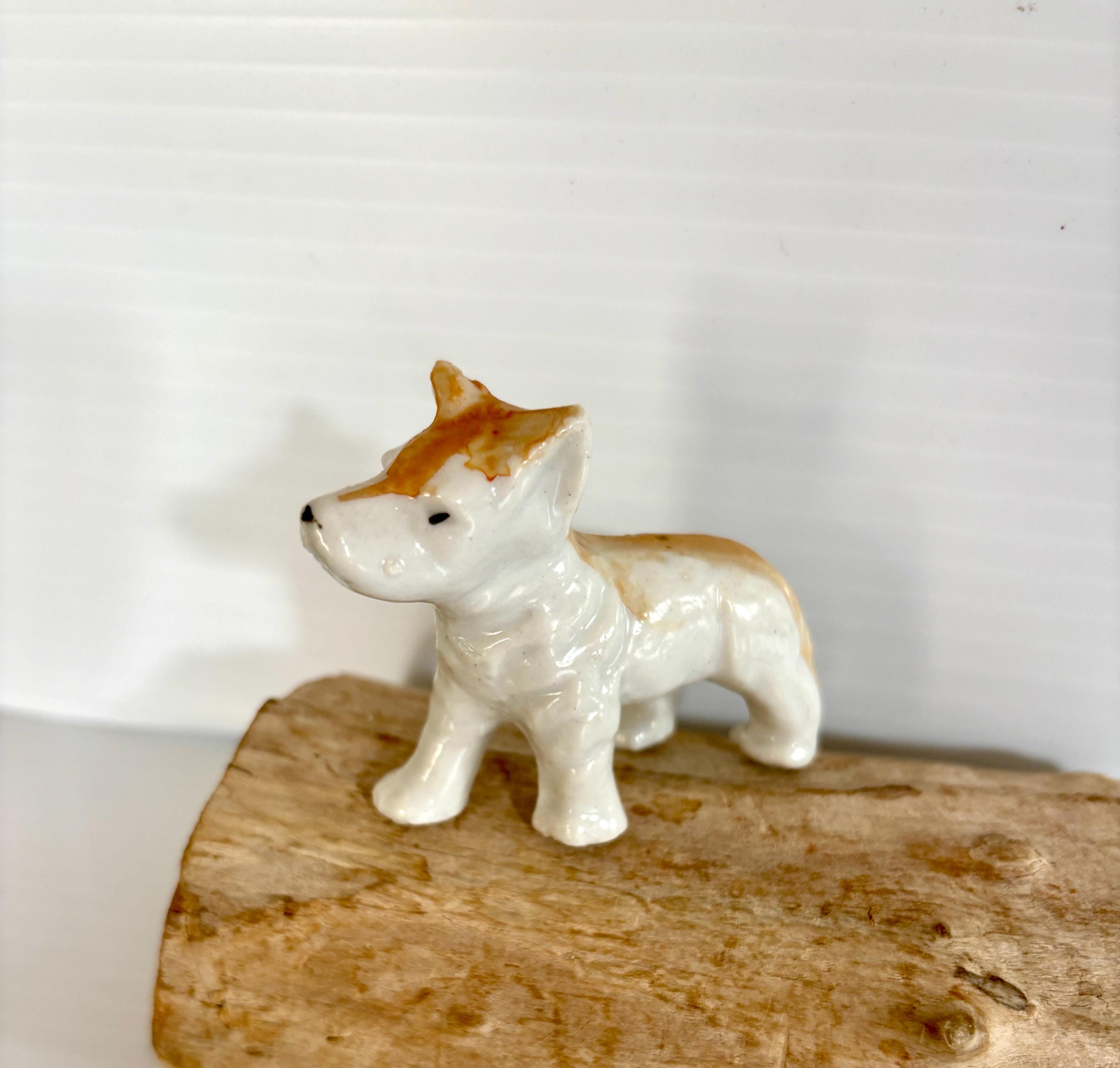 Vintage Miniature Porcelain Dogs - Set of 3 - Japan - Bone China