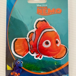Three Disney PIXAR Finding NEMO Iron Patch/Applique  3.5in Wide x 2.75in Tall - NOS - Quantity 3