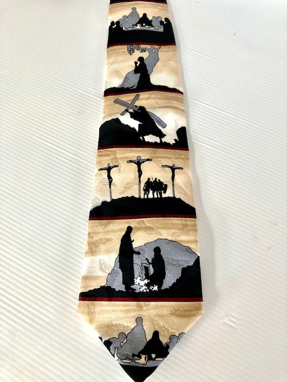 Eagles Wings Men's Finely Cafted Inspiational Necktie
