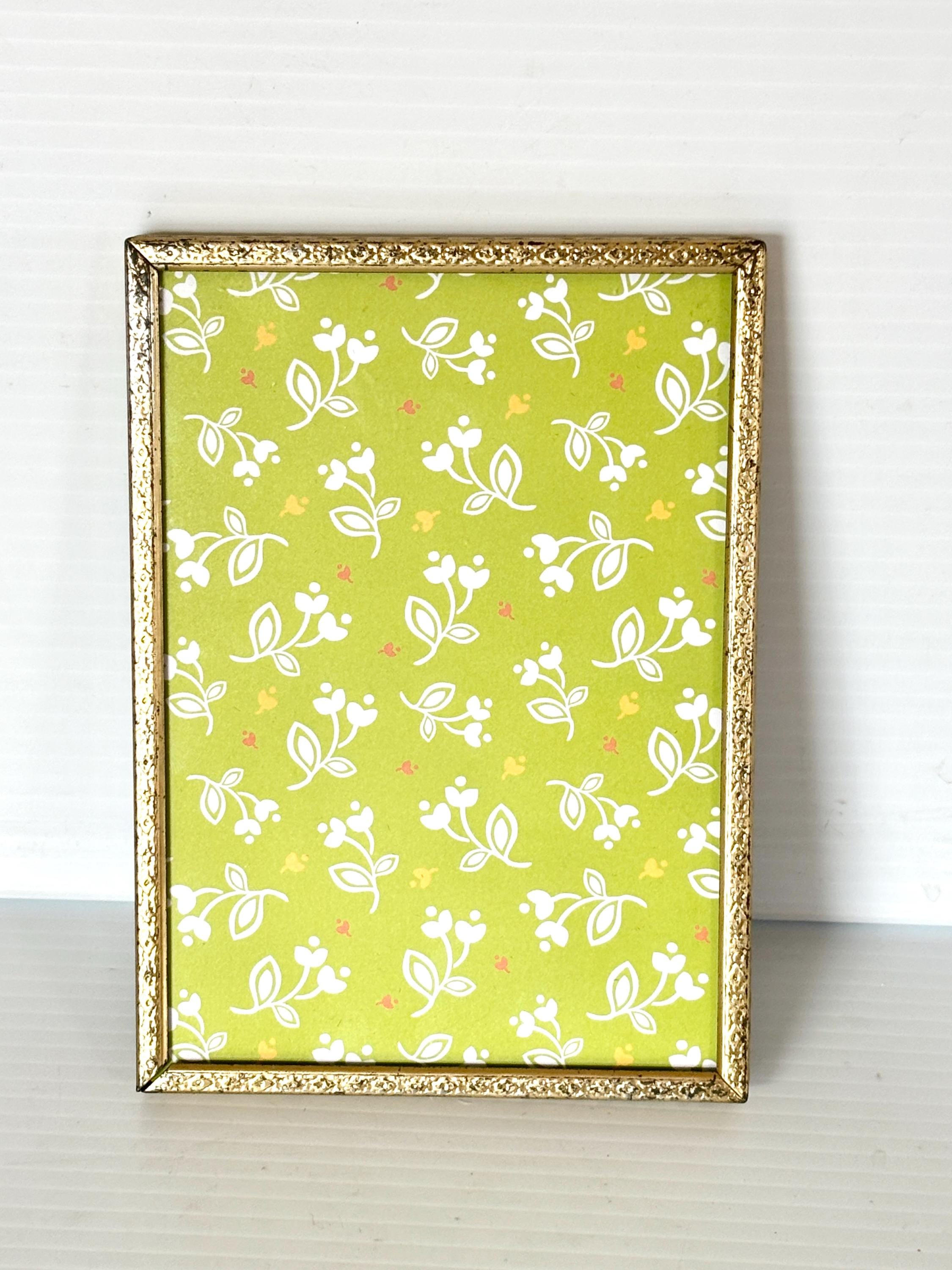 Vintage Shabby Gold Metal Ornate Frame With - 5in X 7in - NEW GLASS - Etsy